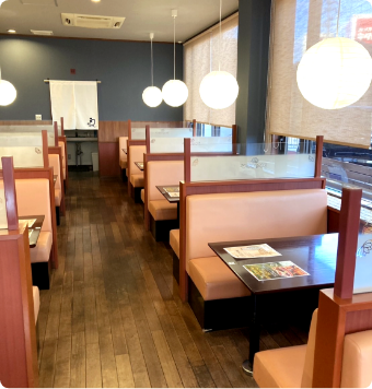 店内の風景